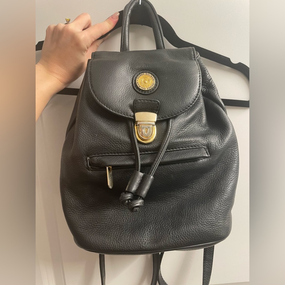 🚫SOLD🚫Vintage Leather Balmain backpack